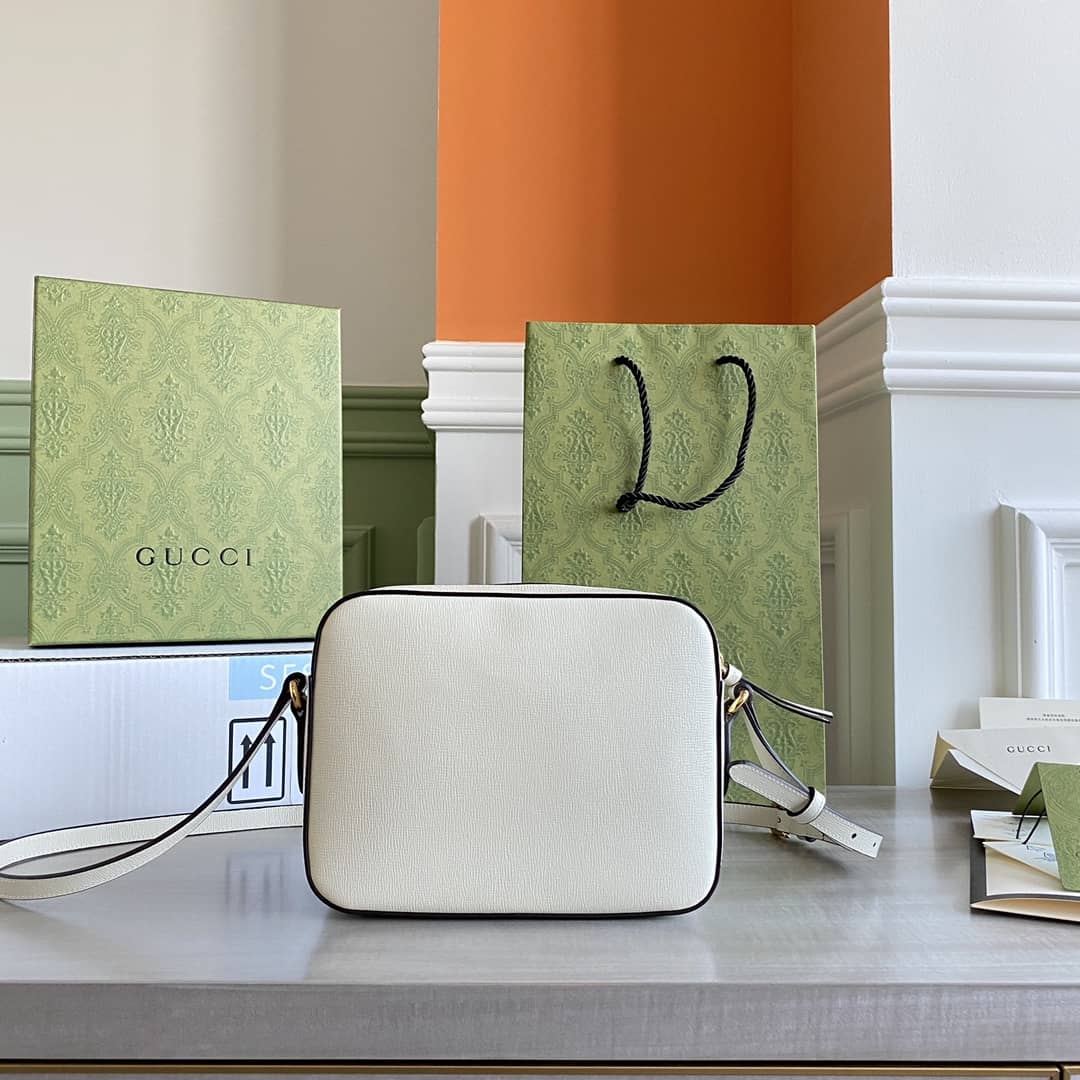 Gvc*1 Horsebit 1955 GG Crossbody Bag Replica White 645454