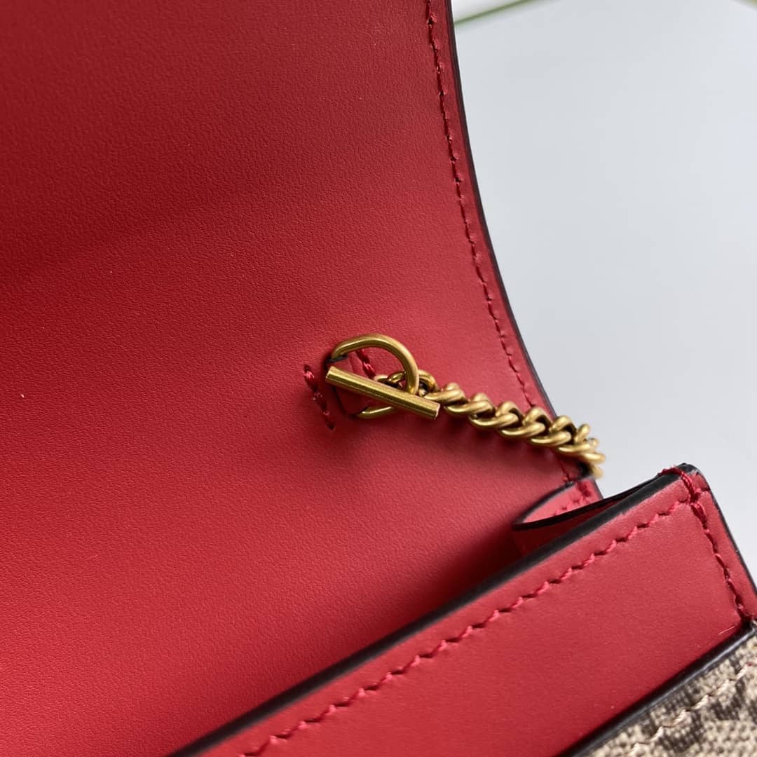 Gvc*1 Svp*me GG Mini Bag With Cherries Replica 481291