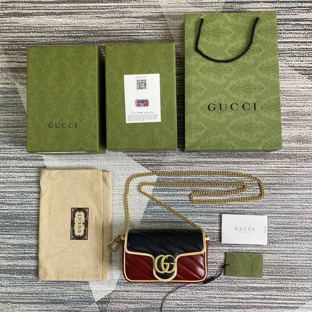 Gvc*1 Marmont GG Mini Chain Shoulder Bag Replica 574969