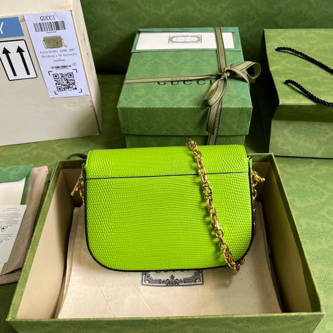 Gvc*1 Horsebit 1955 Lizard Mini 675801 Replica Shoulder Bag