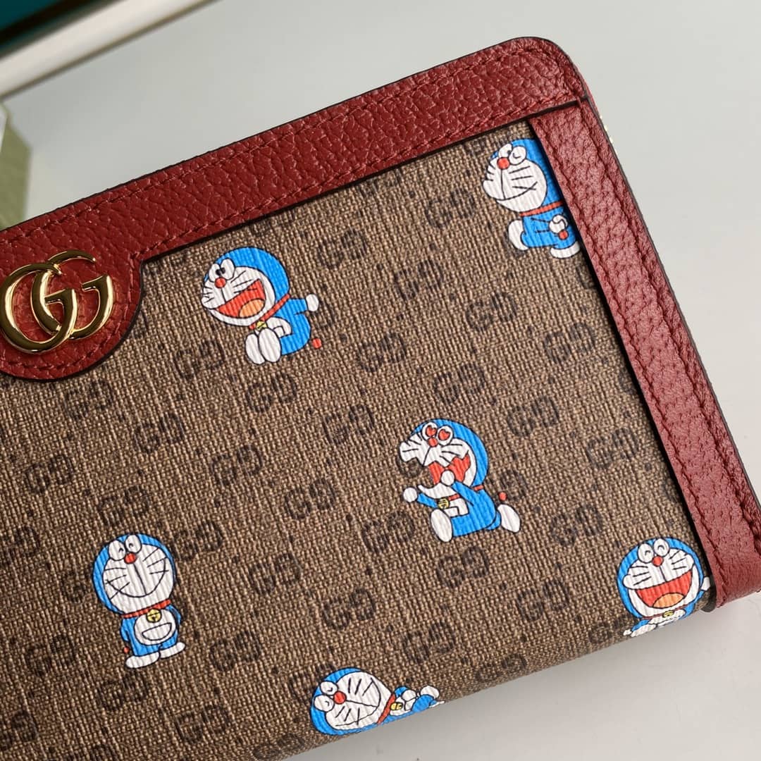 Gvc*1 x Doraemon Zip Around Wallet Replica 647787