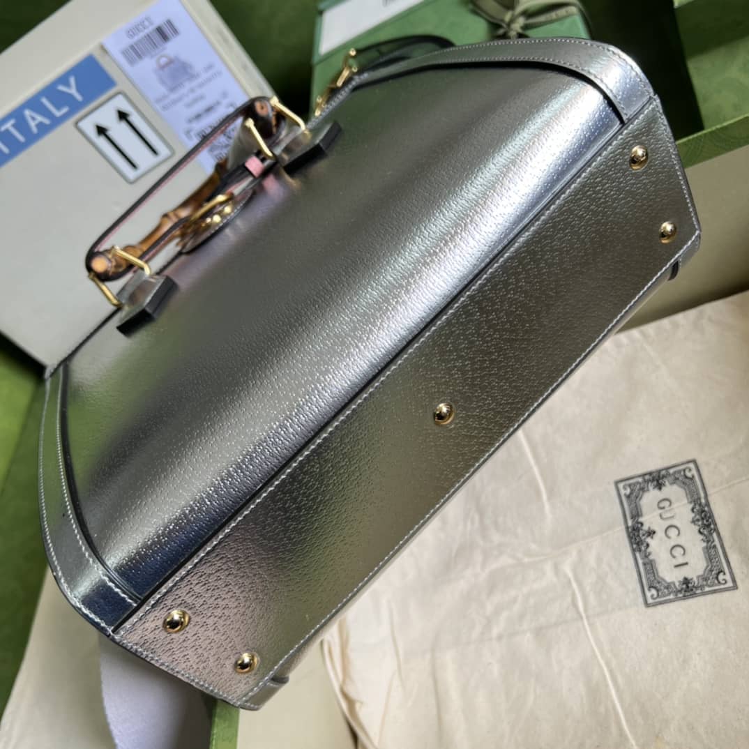 Gvc*1 Diana Small Tote Silver 702721 Replica Bag