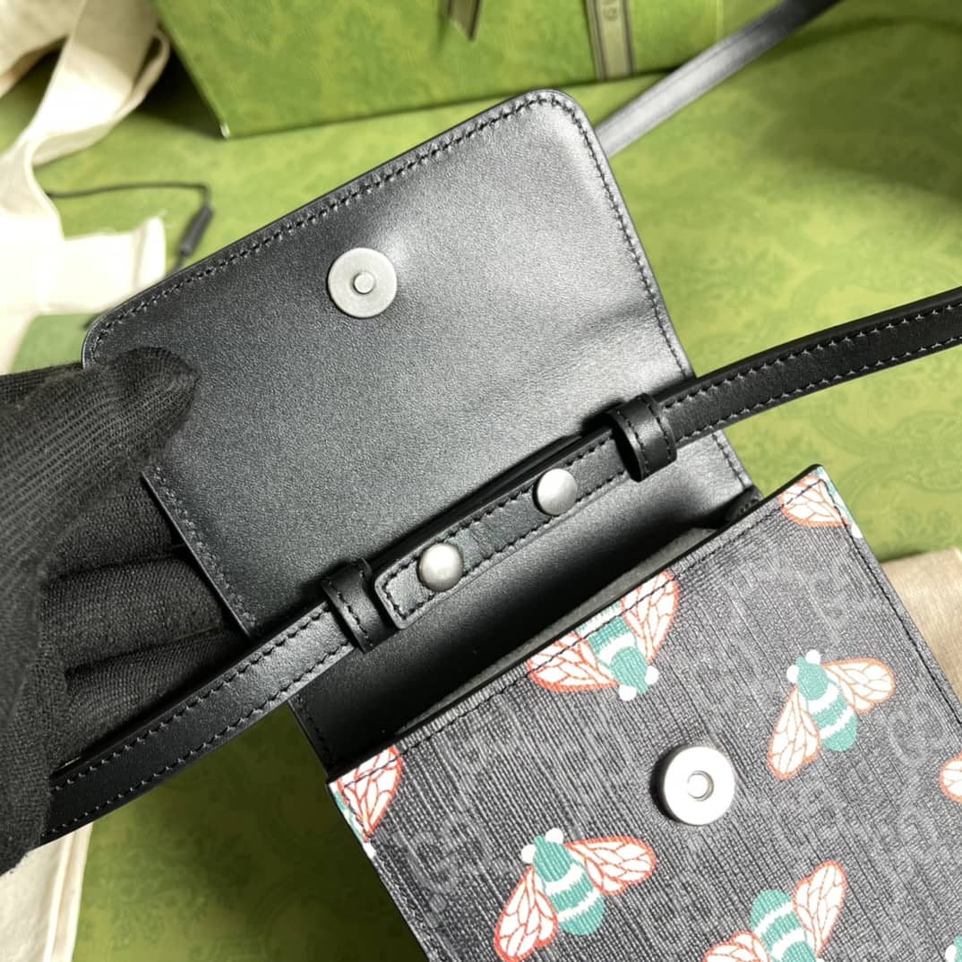 Gvc*1 Scarab Logo Print Phone Bag Replica 673016