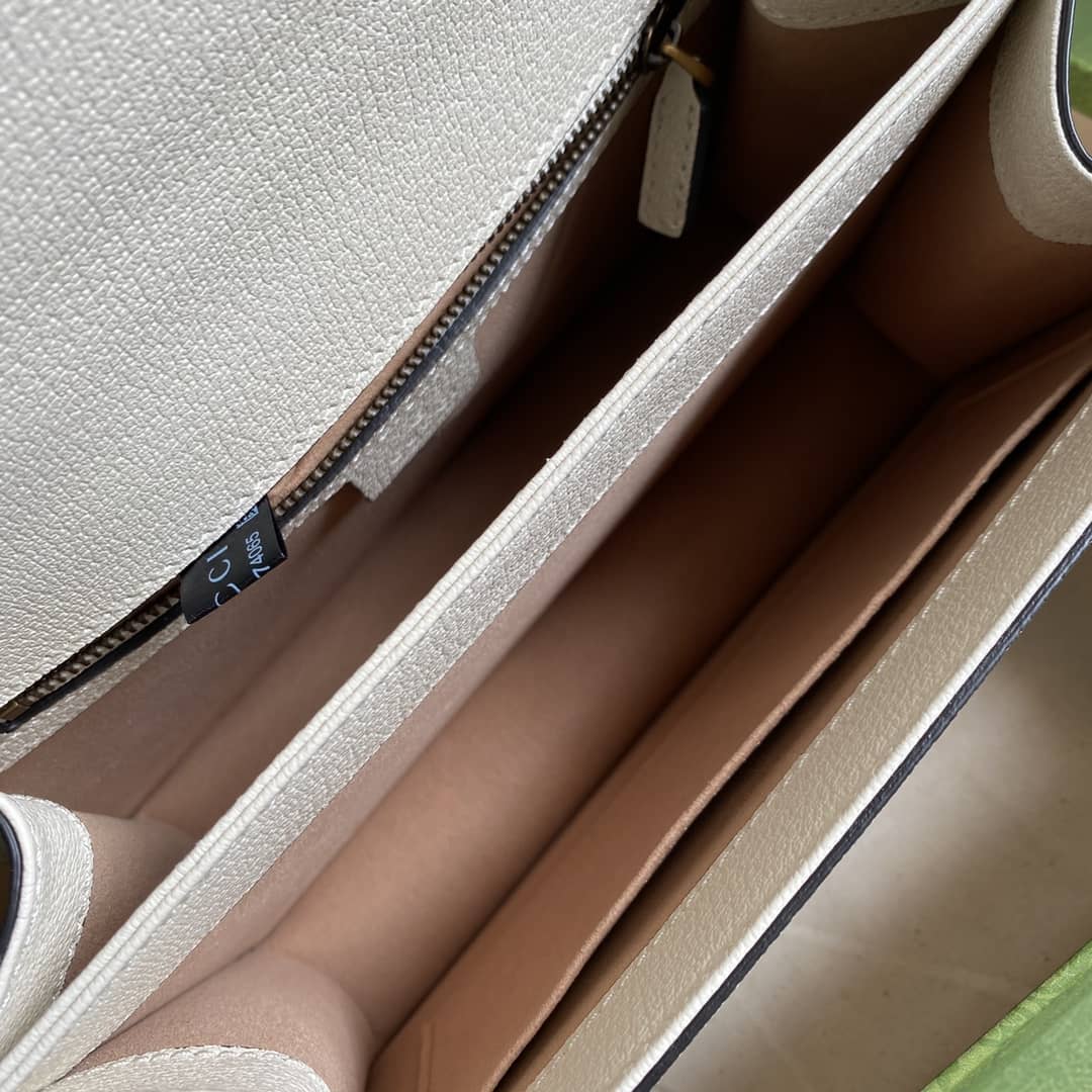 Gvc*1 Ophidia Web Small Top Handle Bag Replica 651055