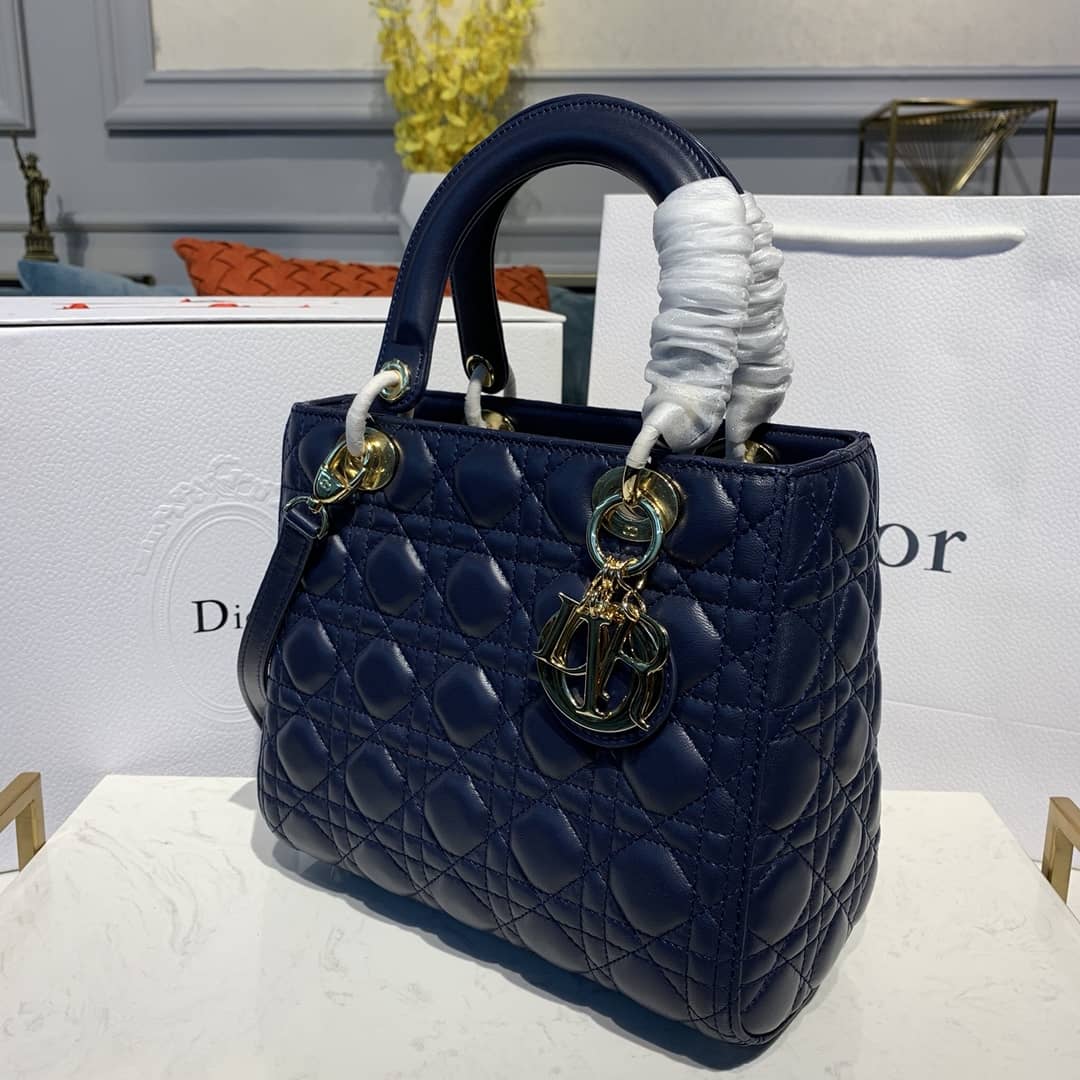 Chr1st1an D10r Lady D10r 24CM Replica Bag
