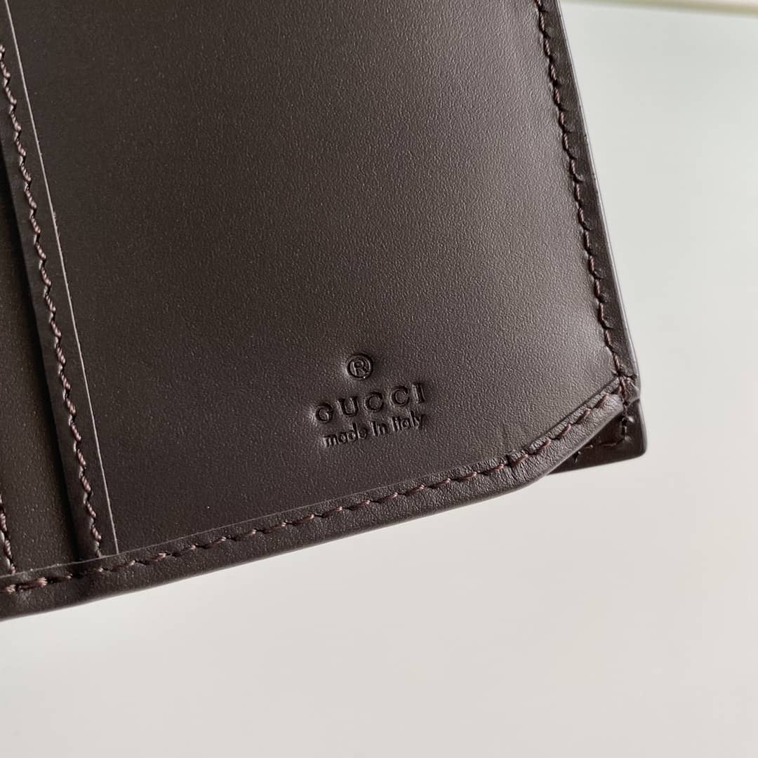 Gvc*1 Bill PVC Leather Long Wallet Replica 408836