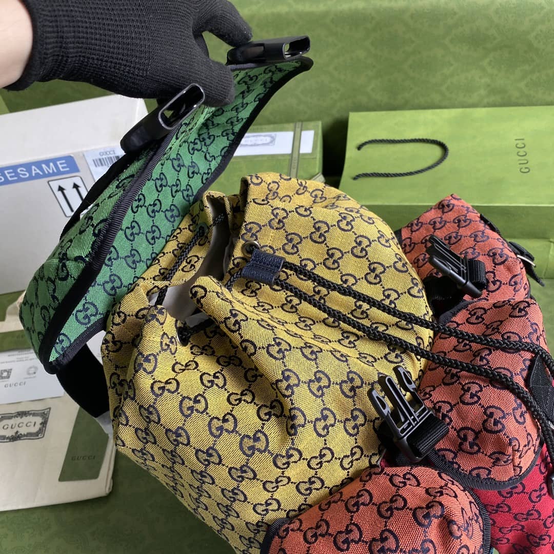 Gvc*1 Off The Grid GG Monogram Nylon Travel Backpack Replica 626160