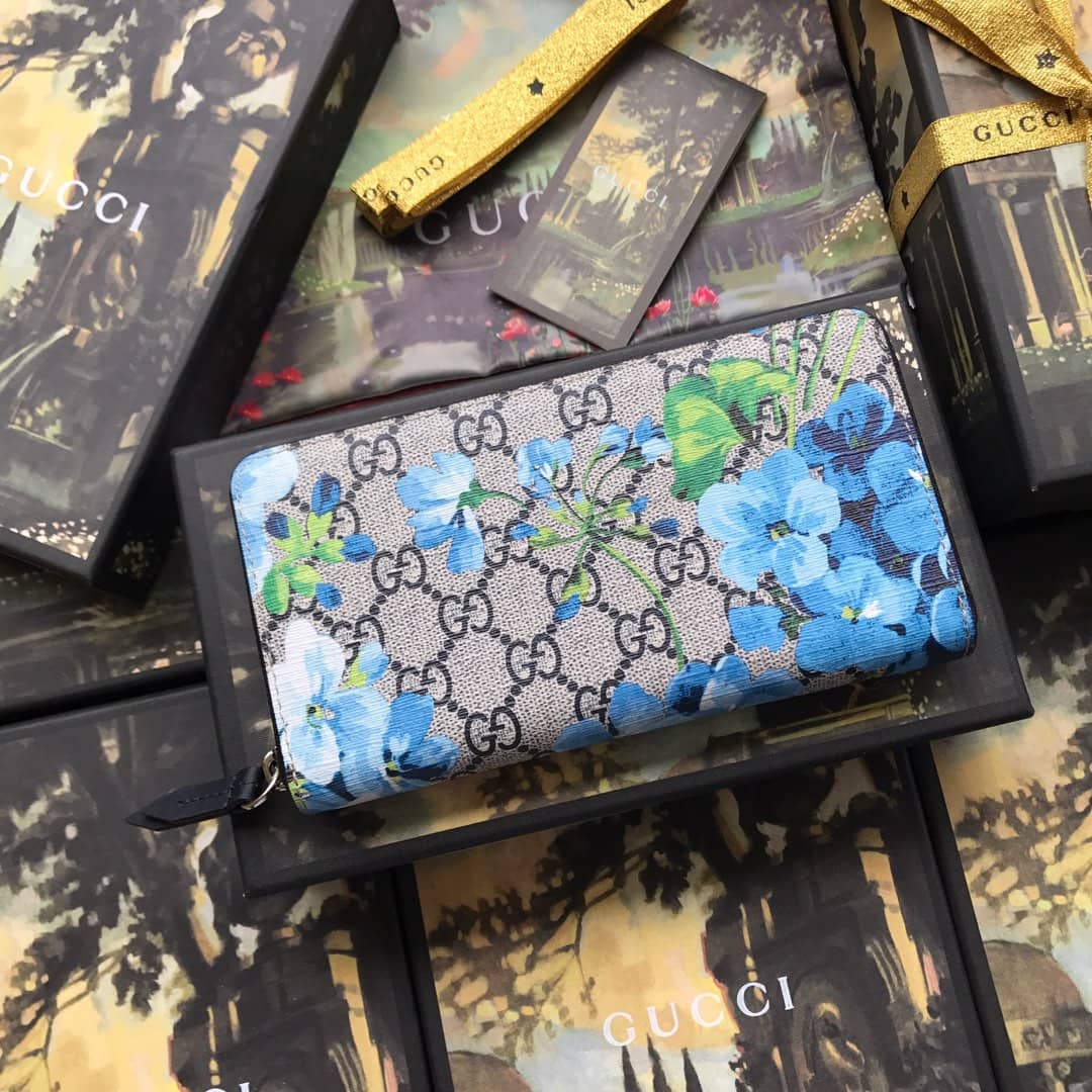 Gvc*1 Bloom Dupes Round Zipper Wallet 408665