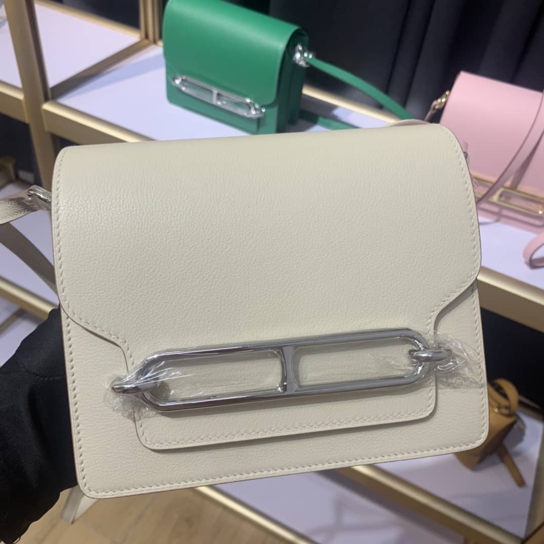 H**me5 Roulis Mini Sac Evercolor Calfskin Leather Crossbody Bag