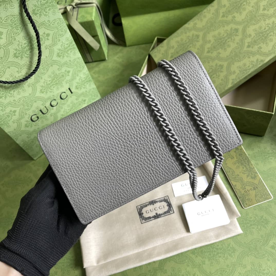 Gvc*1 Marmont GG Leather Mini Chain Bag Replica 497985