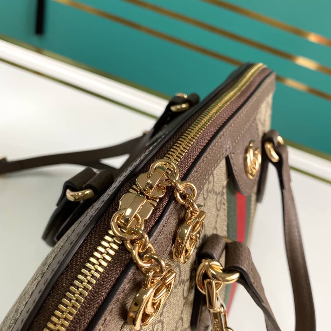 Gvc*1 Ophidia GG Svp*me Medium Top Handle Bag Replica 524533