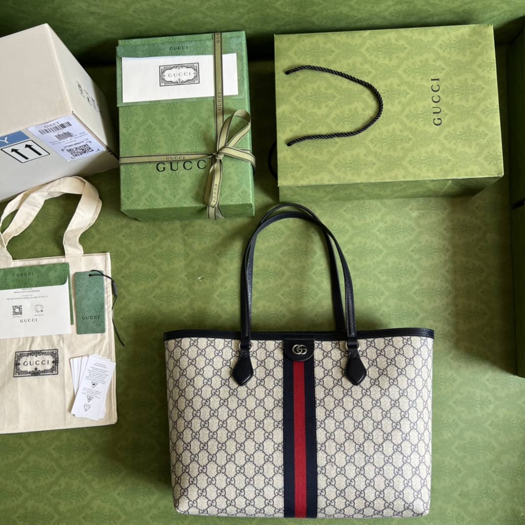 Gvc*1 Medium Ophidia Canvas Tote 631685 Replica