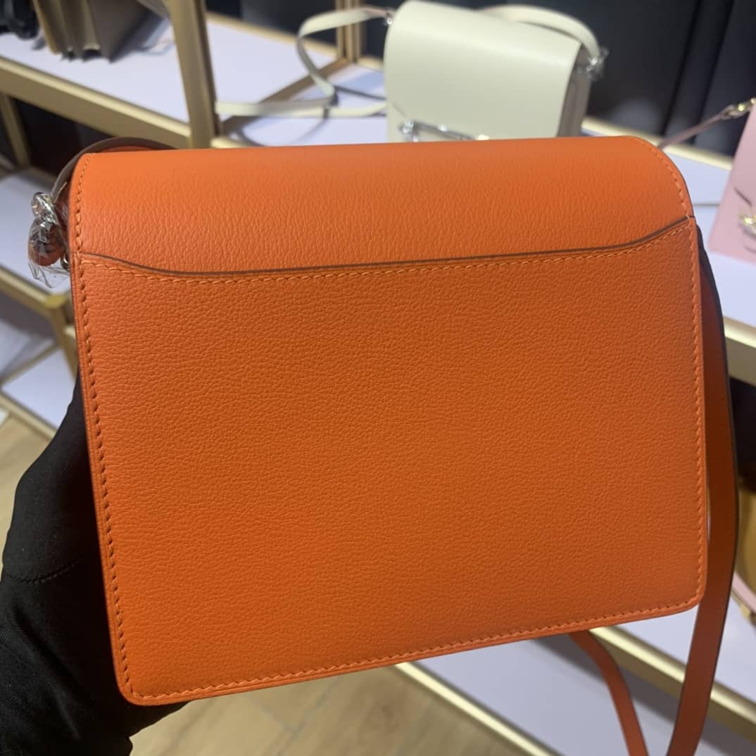 H**me5 Roulis Mini Sac Evercolor Calfskin Leather Crossbody Bag