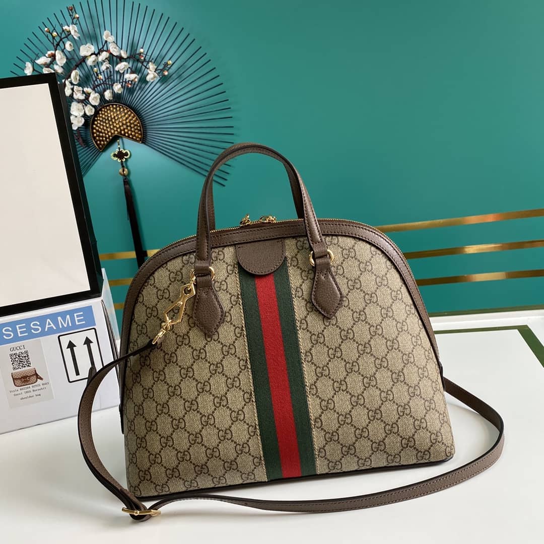 Gvc*1 Ophidia GG Svp*me Medium Top Handle Bag Replica 524533