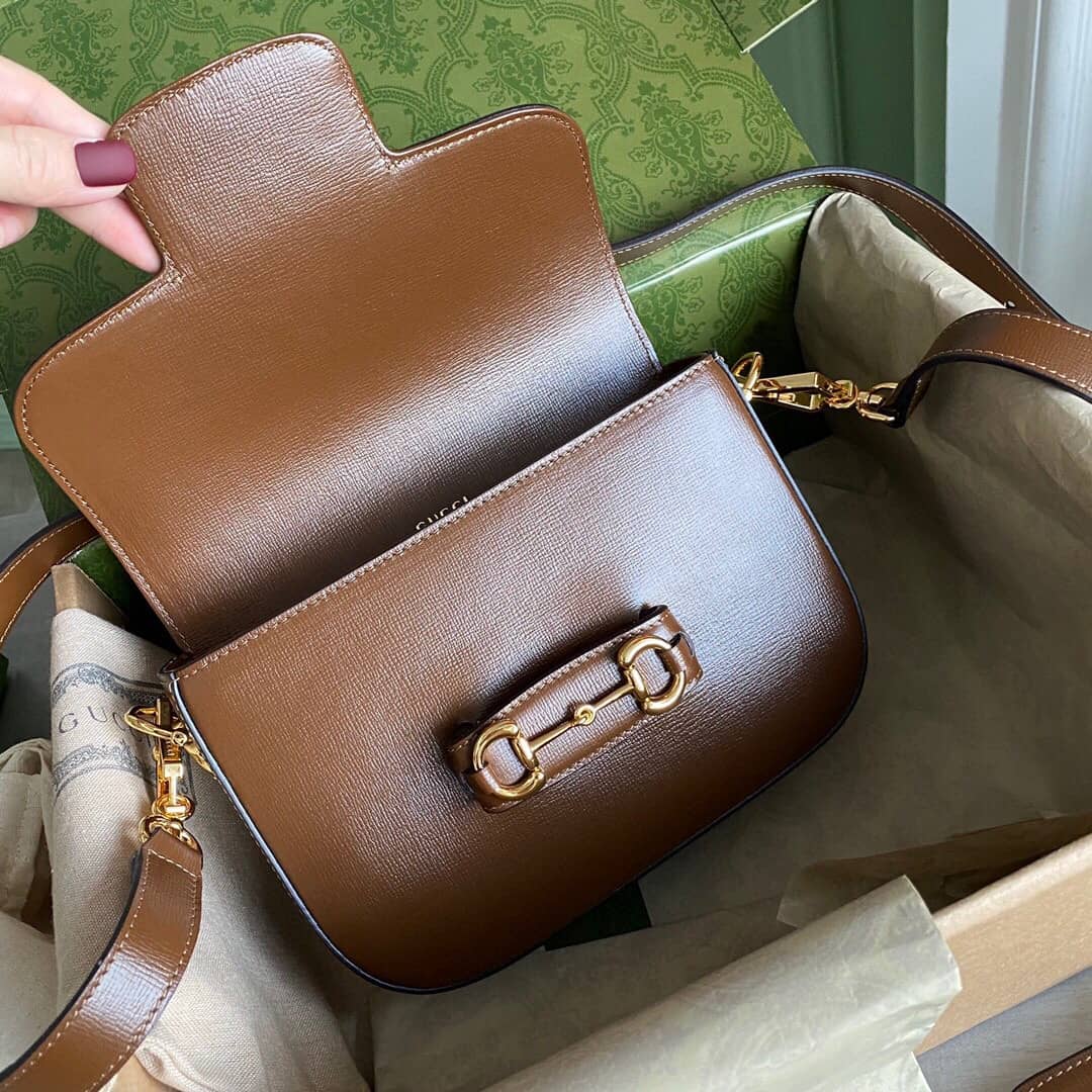 Gvc*1 Horsebit 1955 Mini Bag Replica Brown 658574