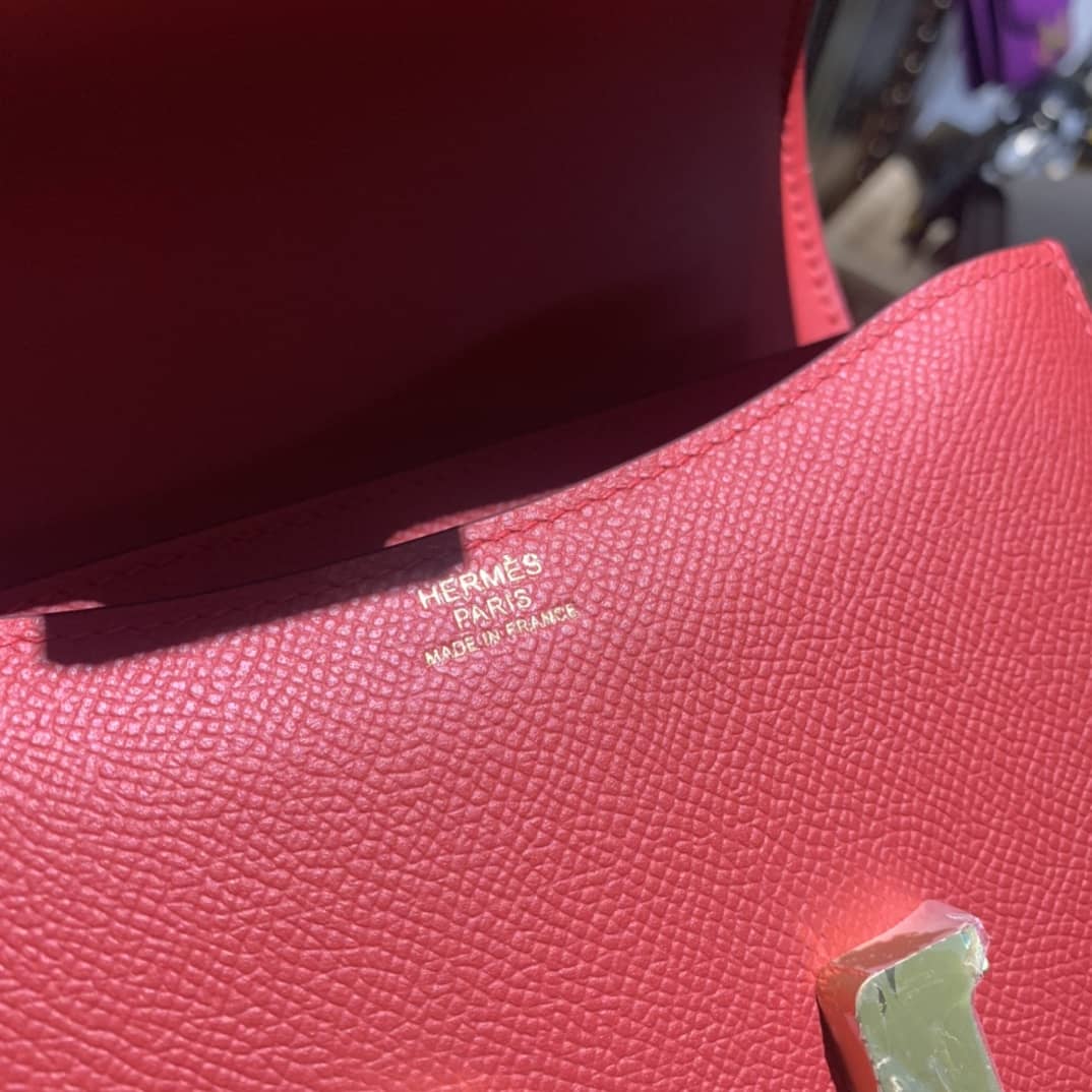 H**me5 Birkin Replica Constance Bag 18CM Epsom Leather