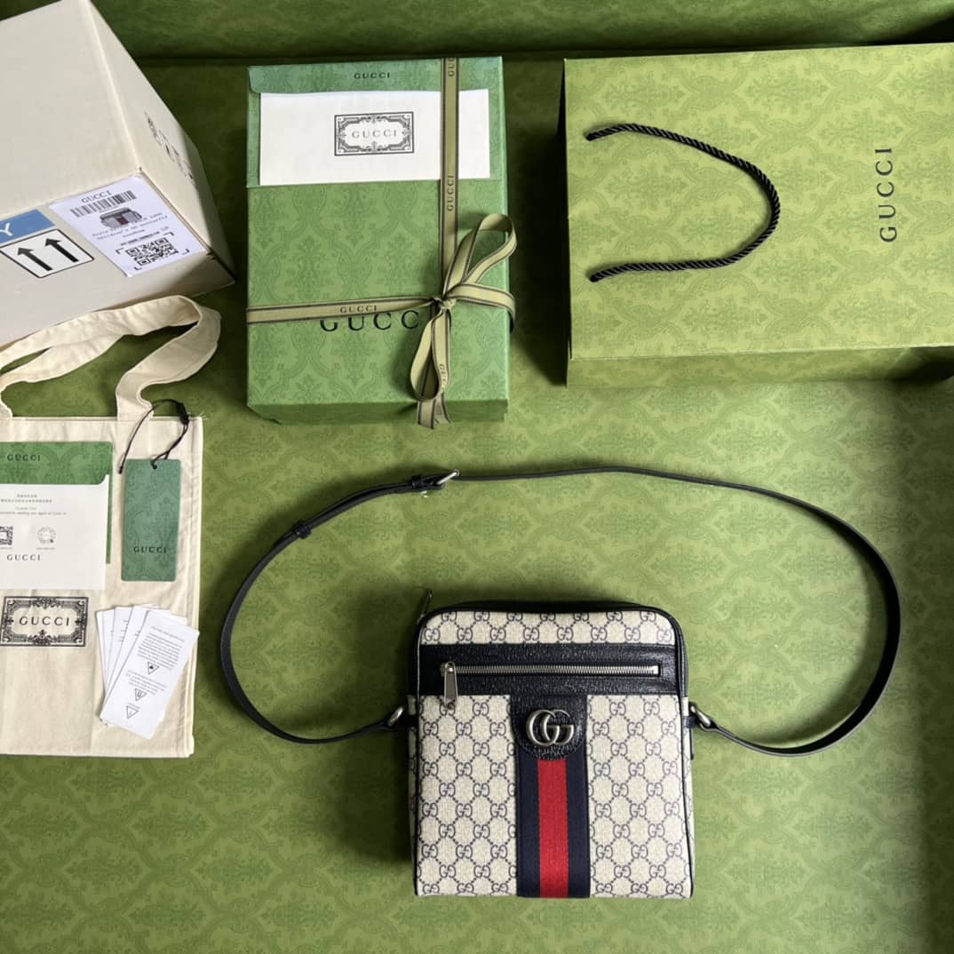 Gvc*1 Ophidia GG Svp*me Canvas Small 547926 Replica Shoulder Bag