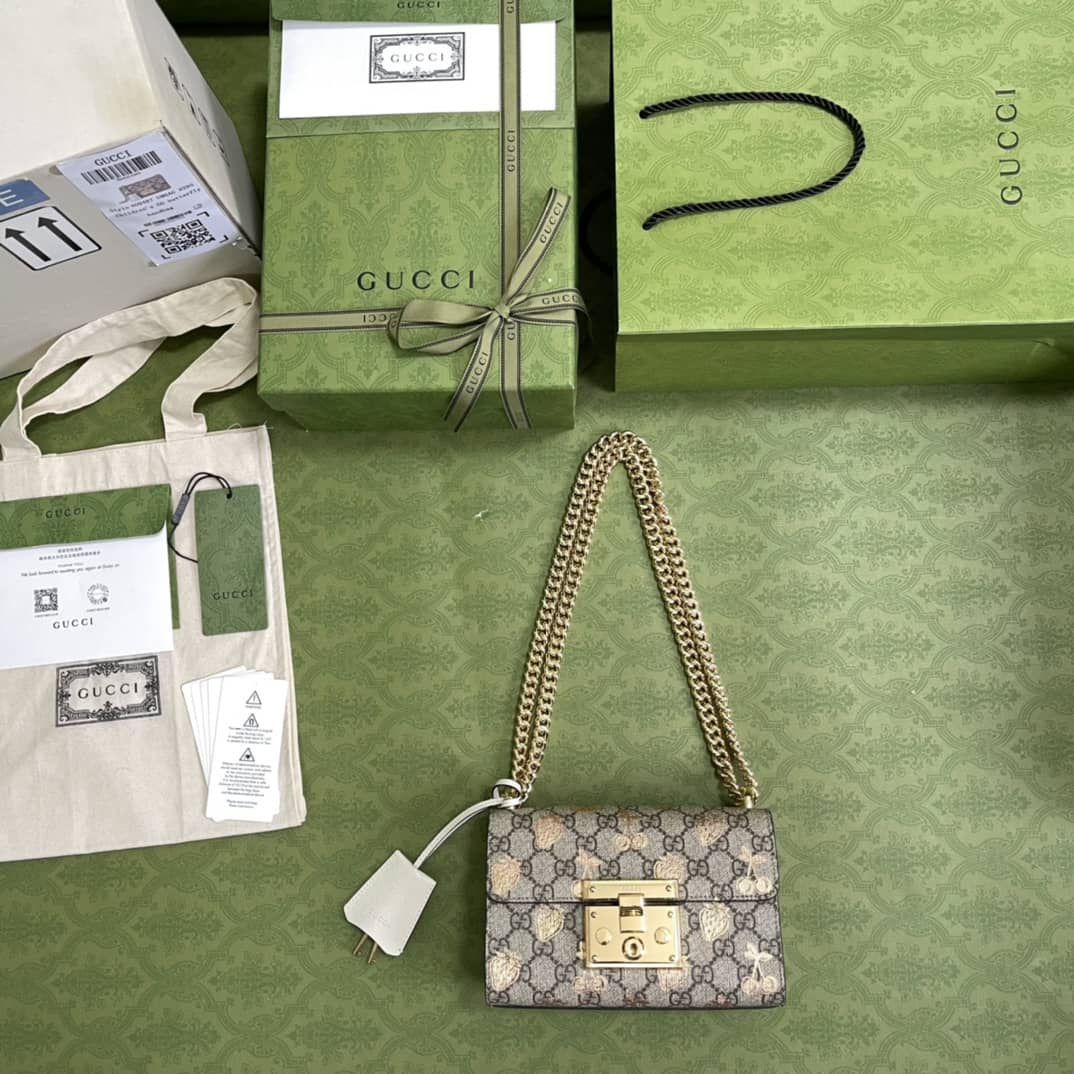 Gvc*1 Padlock GG Small Shoulder Bag Replica 409487