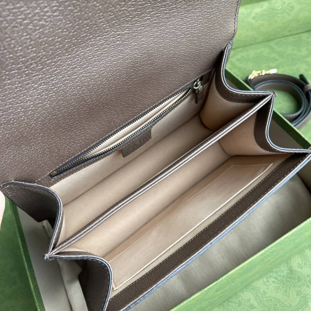 Gvc*1 Ophidia Web Small Top Handle Bag Replica 651055