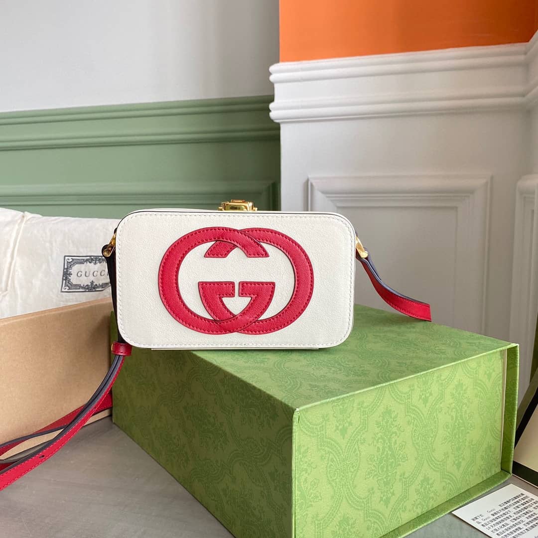 Gvc*1 Interlocking G Mini Bag Replica White 658230