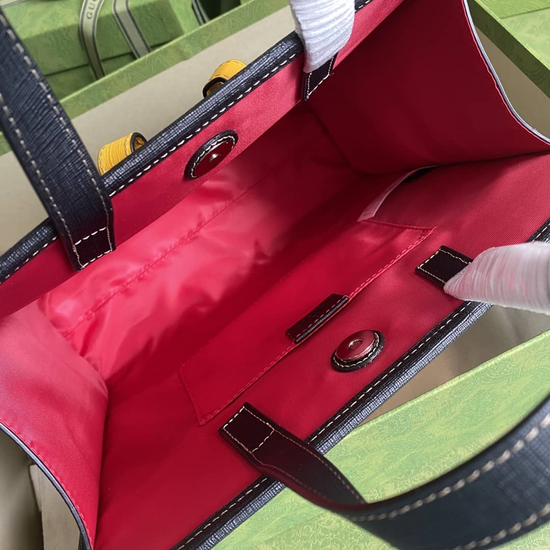 Gvc*1 GG Svp*me Children Ladybug Canvas Tote Replica 664083