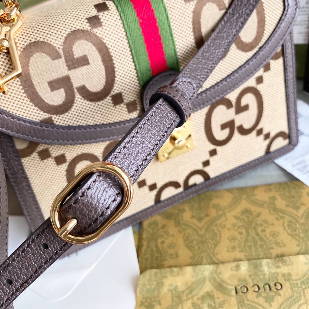 Gvc*1 Ophidia Small Top Handle Shoulder Bag With Web 651055 Replica