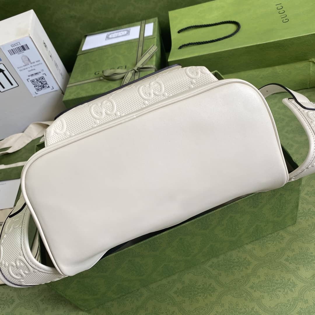 Gvc*1 GG Embossed Backpack Replica 658579