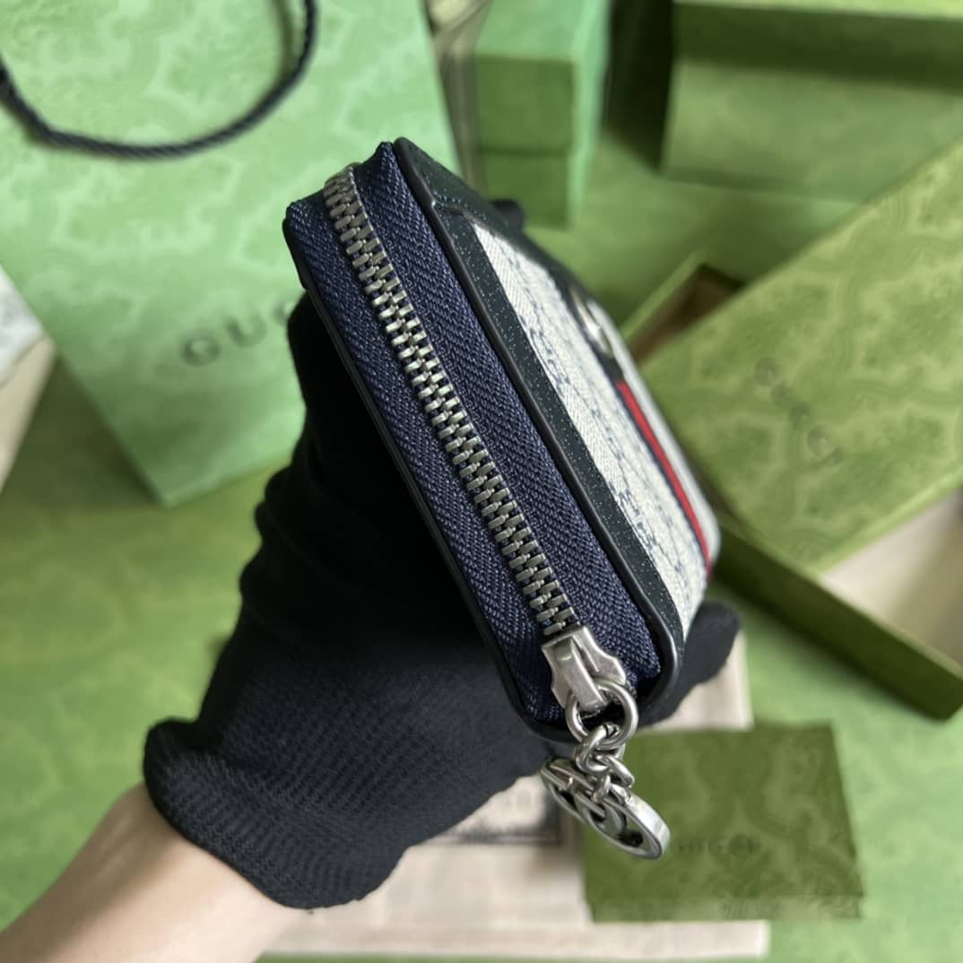 Gvc*1 Ophidia GG Zip Around Wallet 523154 Replica