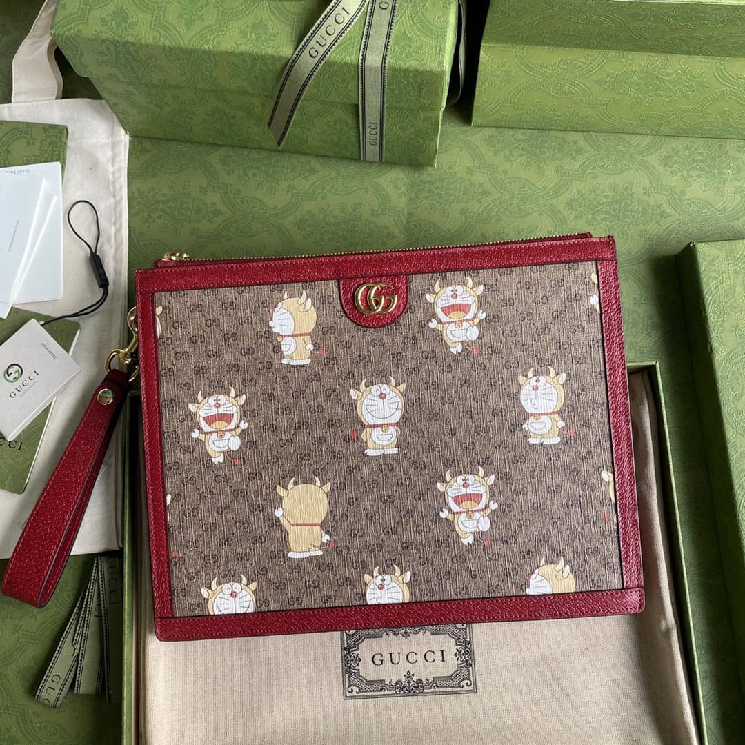 Gvc*1 Doraemon x Gvc*1 Pouch Clutch Replica 647804