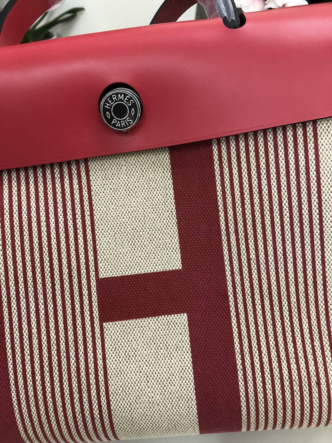 Replica H**me5 Birkin Bag 31 Canvas Leather HerBag