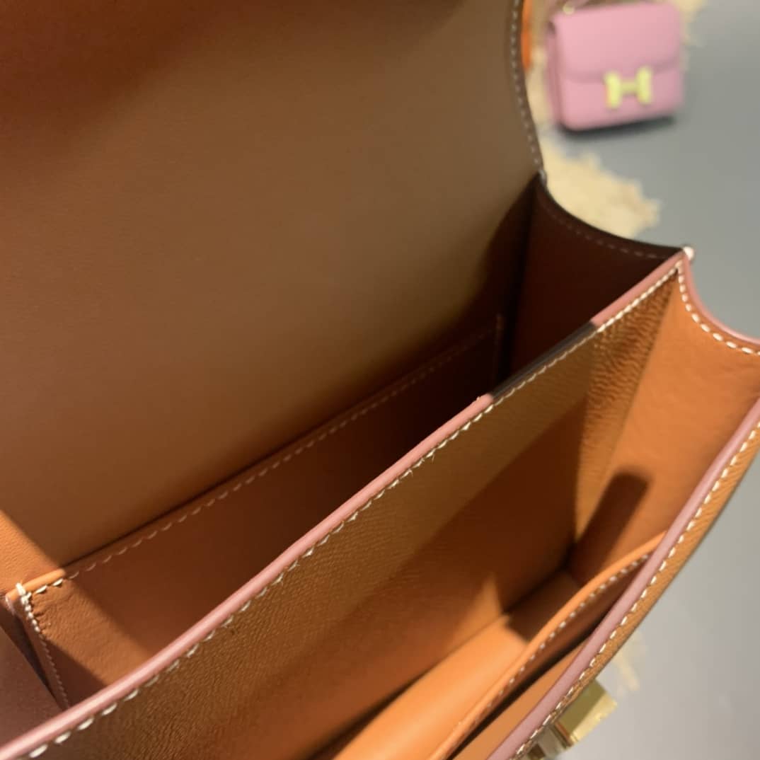 H**me5 Replica Constance Bag 18CM Epsom Leather