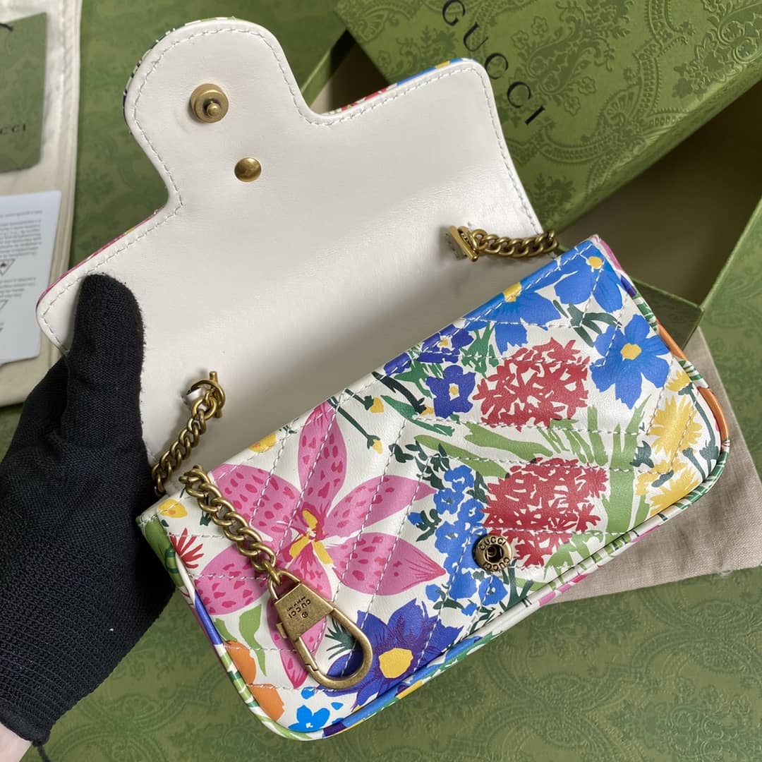Gvc*1 GG Marmont Matelassé Mini Crossbody Bag Replica 476433