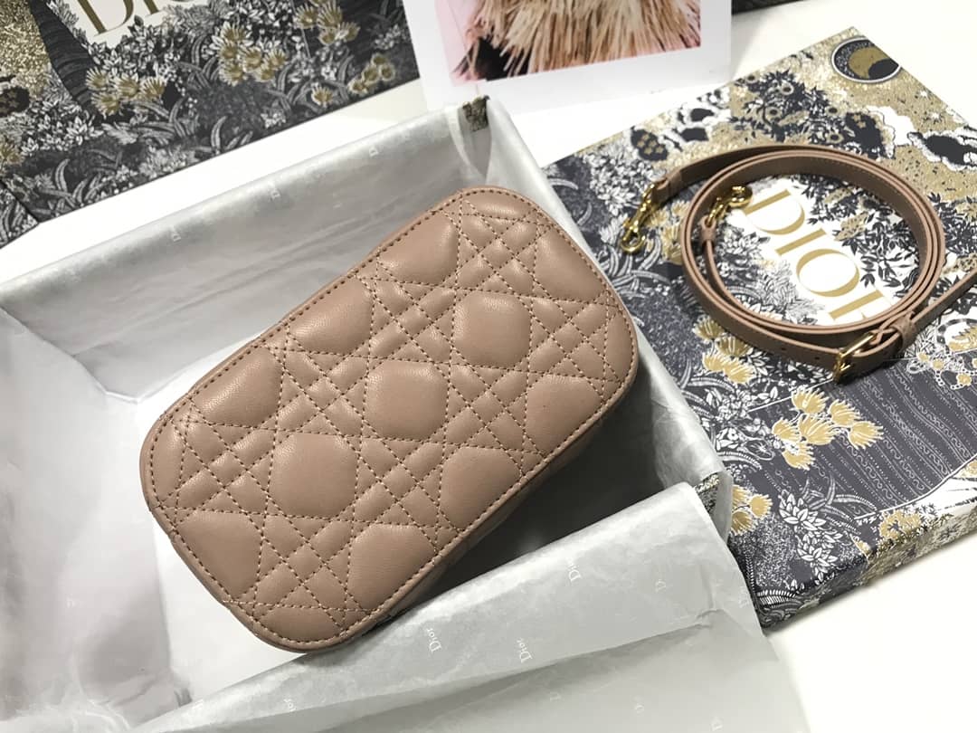 Chr1st1an D10r Travel Lambskin Vanity Case