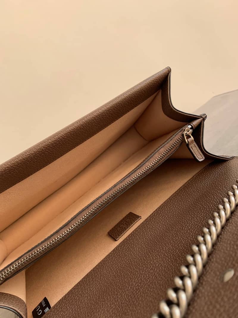 Gvc*1 Dionysus GG Top Handle Bag Replica Brown 621512