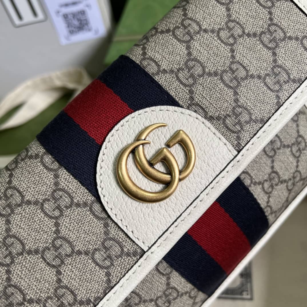 Gvc*1 Ophidia White 674081 Replica Belt Bag