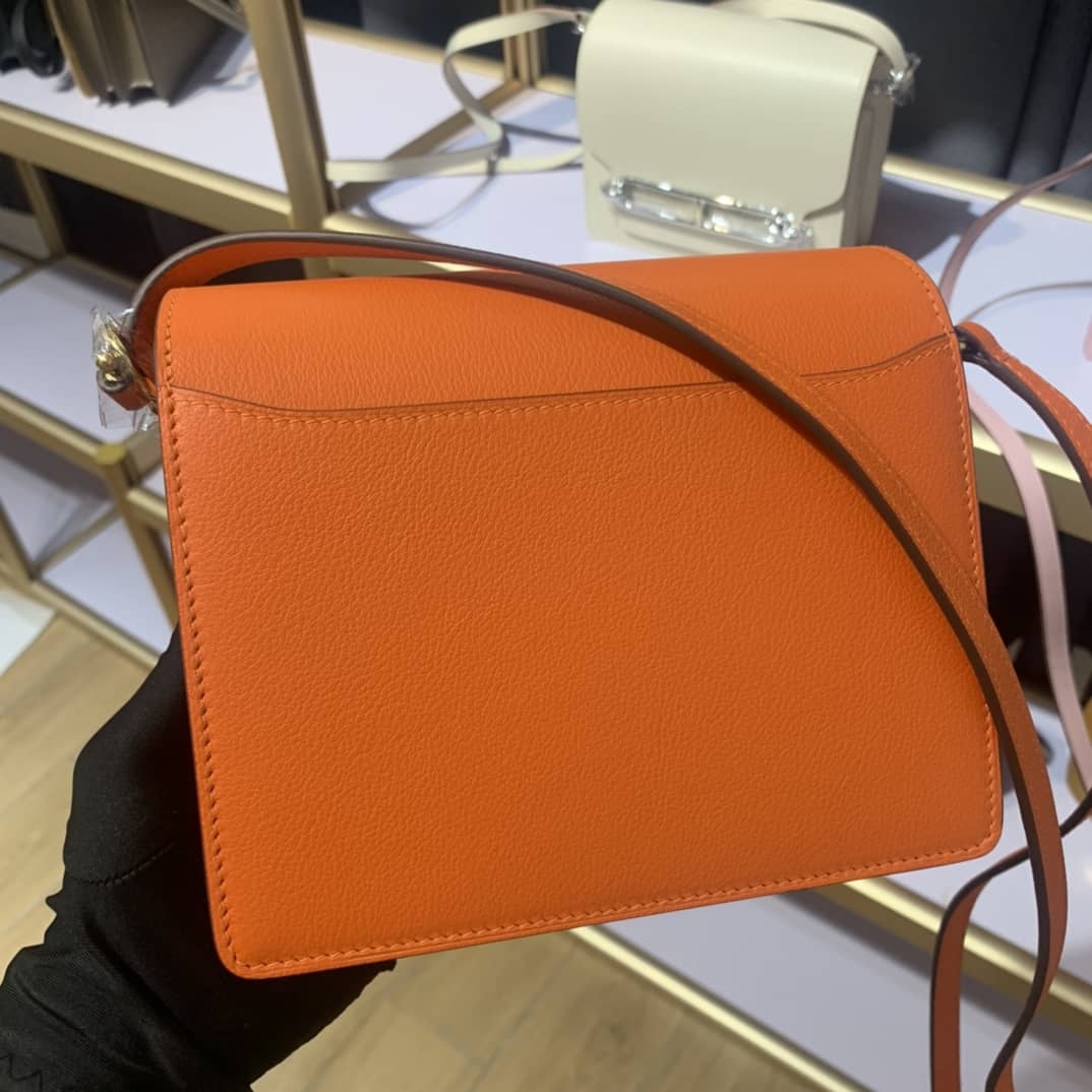 H**me5 Roulis Mini Sac Evercolor Calfskin Leather Crossbody Bag