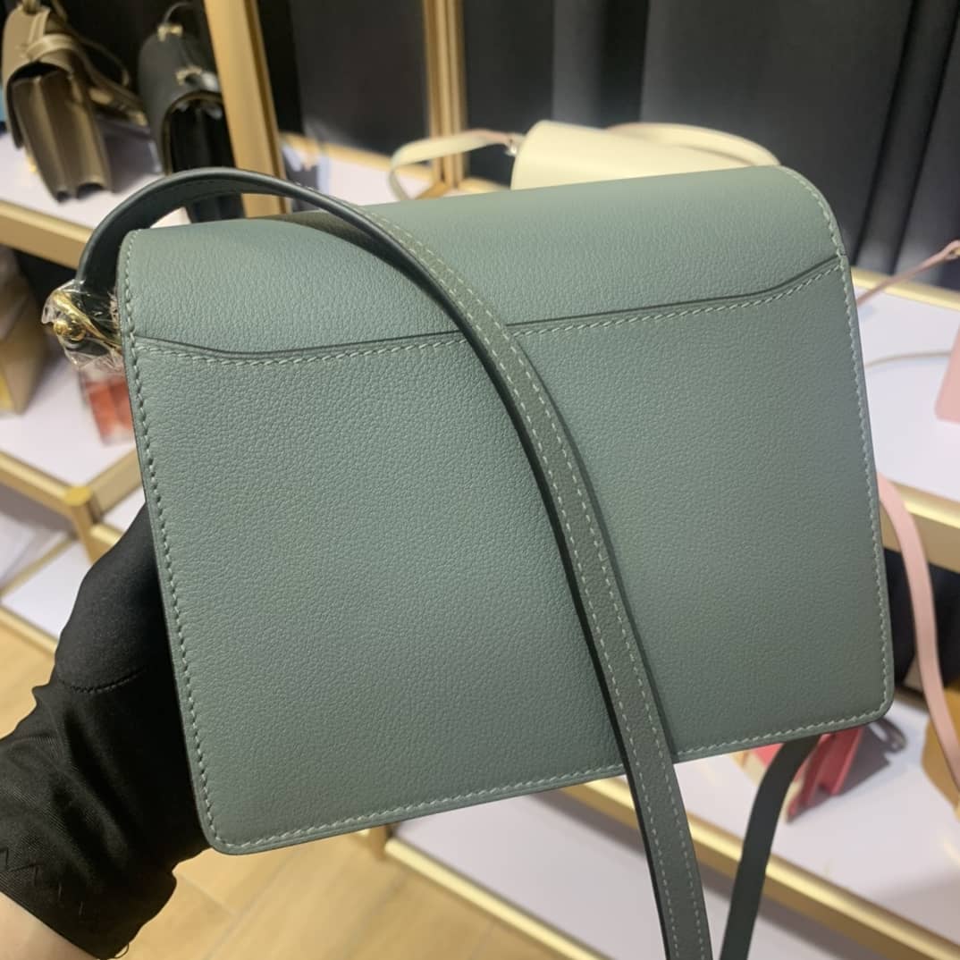 H**me5 Roulis Mini Sac Evercolor Calfskin Leather Crossbody Bag