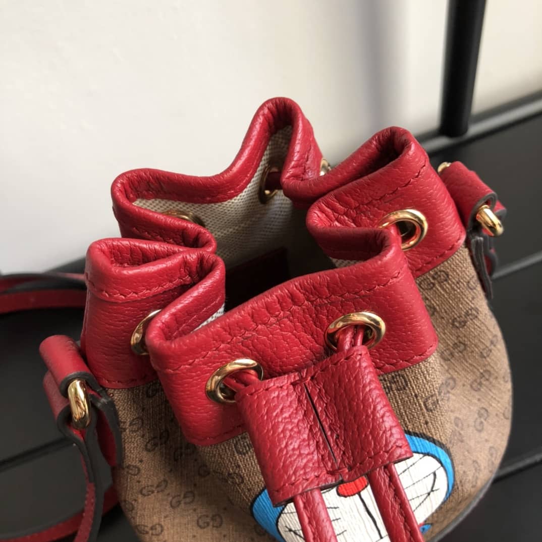 Gvc*1 X Doraemon Mini Bucket Bag Replica 647801