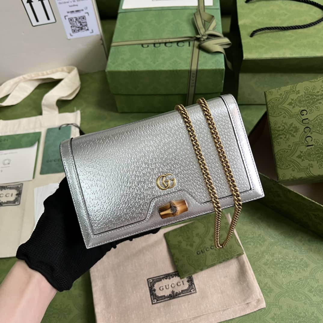 Gvc*1 Diana Mini Crossbody Bag With Bamboo 696817 Replica