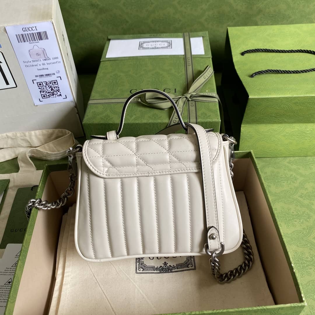 Gvc*1 Marmont GG Mini Top Handle Bag Replica 583571