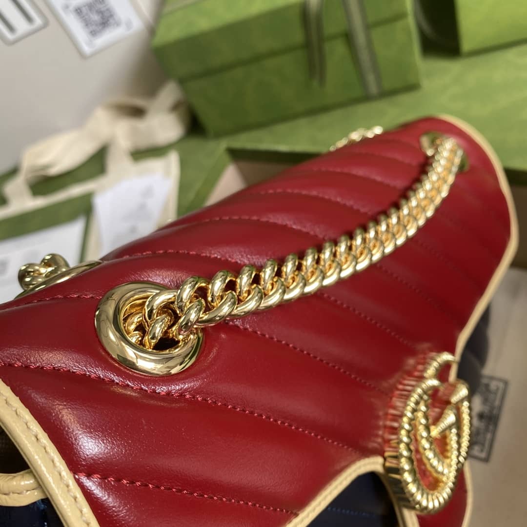 Gvc*1 Marmont GG Small matelassé Shoulder Bag Replica 443497