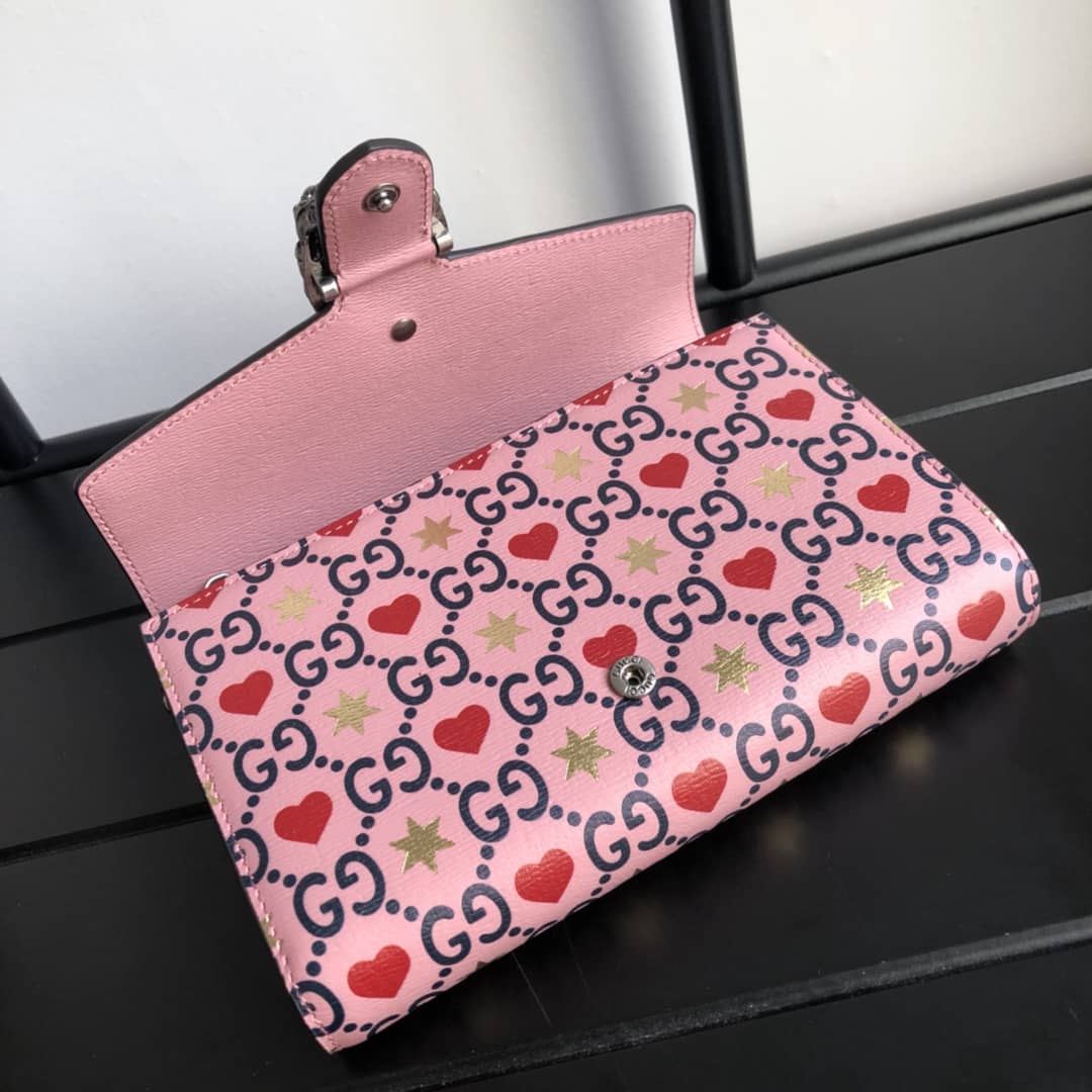 Gvc*1 Dionysus Chain Wallet Shoulder Bag Replica Pink 401231