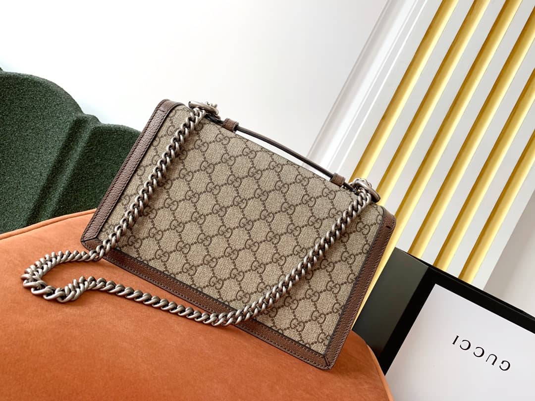 Gvc*1 Dionysus GG Top Handle Bag Replica Brown 621512