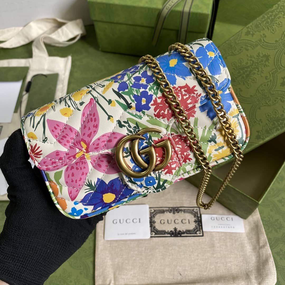 Gvc*1 GG Marmont Matelassé Mini Crossbody Bag Replica 476433