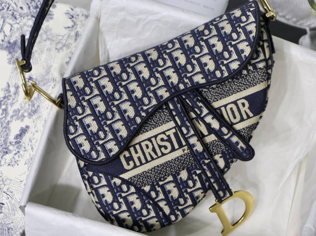 Chr1st1an D10r Saddle 25.5CM Replica Bag