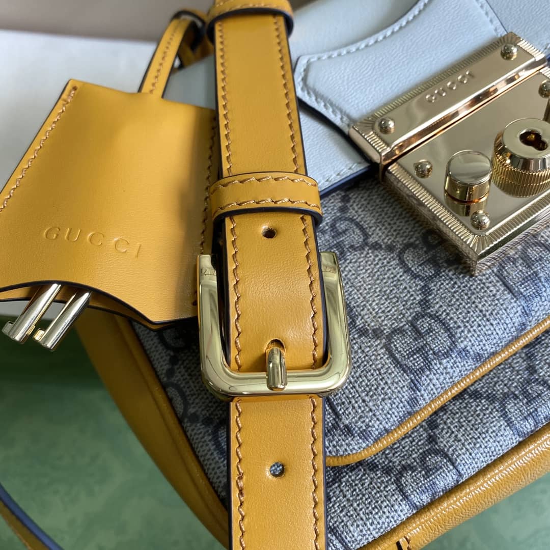 Gvc*1 Svp*me GG Padlock Canvas Mini Bag Replica 658487