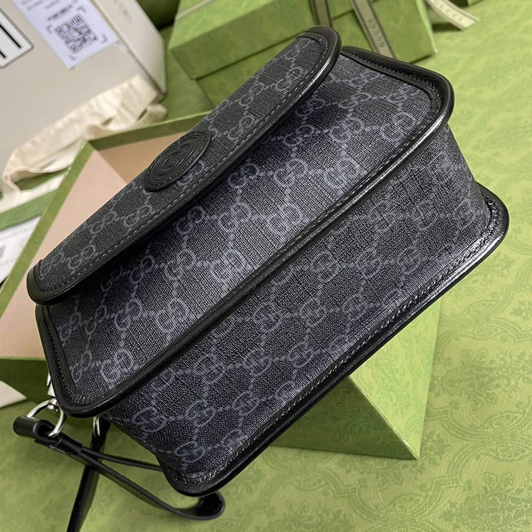 Gvc*1 Interlocking G Messenger Bag Replica 674164