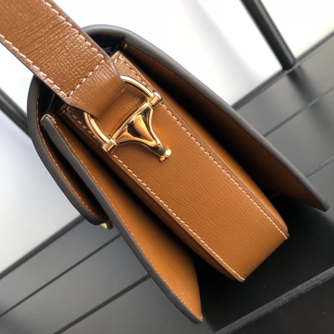 Gvc*1 Horsebit 1955 Shoulder Bag Replica Brown 602204