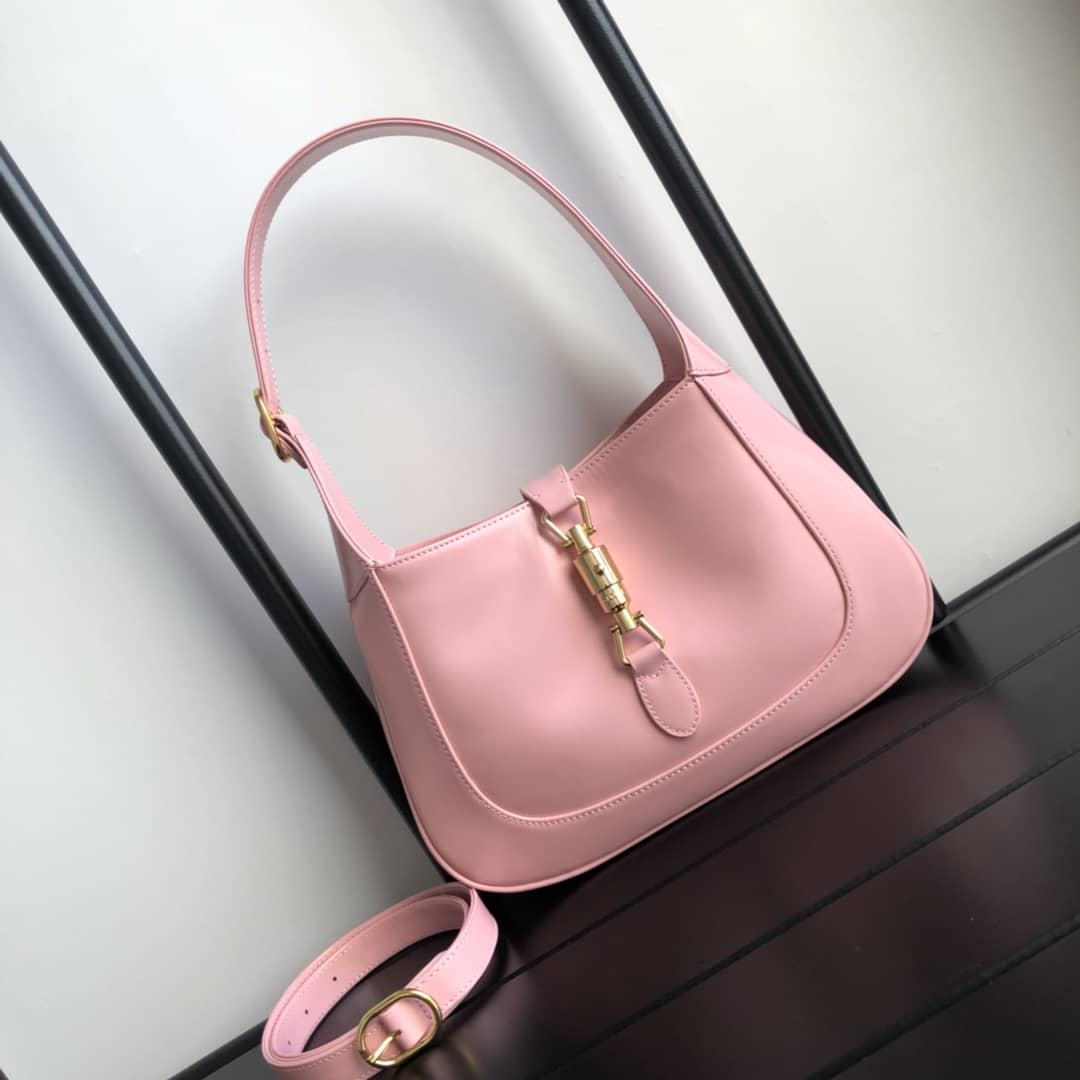 Gvc*1 GG Jackie 1961 Small Hobo Shoulder Bag Replica Pink 636709