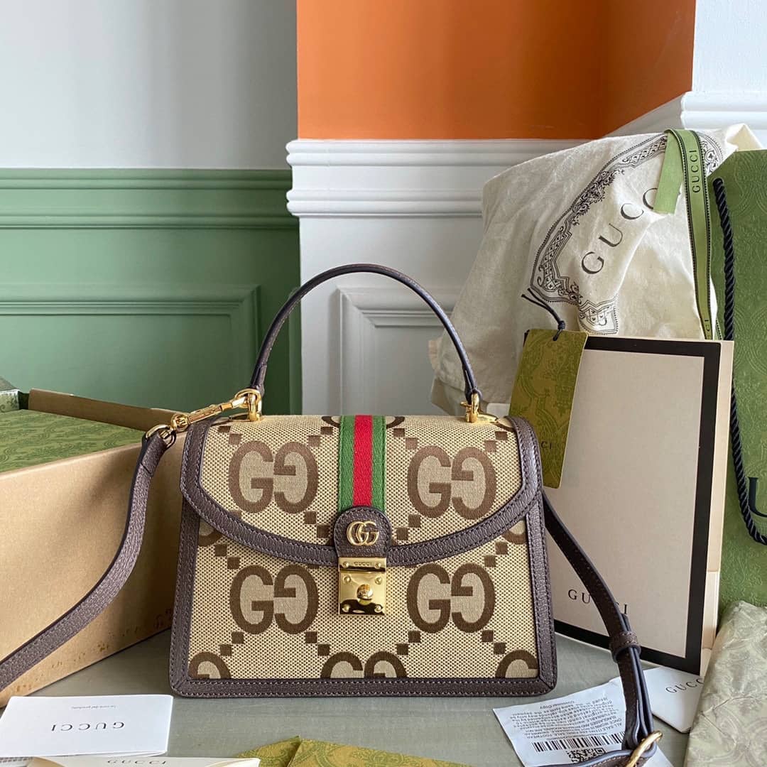 Gvc*1 Ophidia Small Top Handle Shoulder Bag With Web 651055 Replica